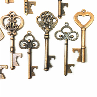Üretici Özel Antika Bronz Tuşları Vintage Anahtar şekilli kolye DIY Kolye Imi Metal Takılar Süslemeleri