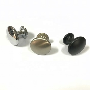 فرشاة سوداء ، مقبض ذهبي وردي من الزنك ، درج أثاث مستدير الشكل ، مقبض سحب خزانة - Product Image 5