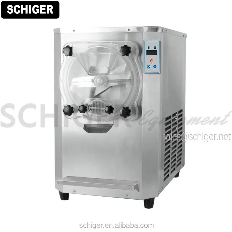 Machine à glace commerciale, 11 l, SCHIGER, distributeur automatique de desserts, pour Restaurant, gel ato