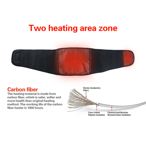Domas <span class=keywords><strong>New</strong></span> Heat Relief Back Pain Vibration Cinturón de masaje Eficaz para el manejo del dolor de espalda