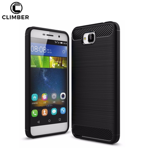 Teléfono casos para Huawei fibra de carbono anti-caída TPU para Huawei honor 6A 7x9 V9 más G10 mate 10 Lite pro contraportada - Product Image 1