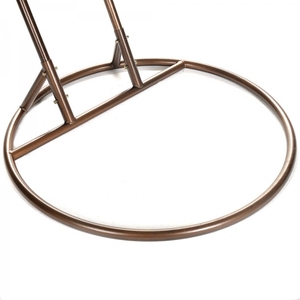 Double Hanging Powder Coated Copper Color Patio <strong>Swing</strong> Chair <strong>Frame</strong> with Stand - Product Image 3