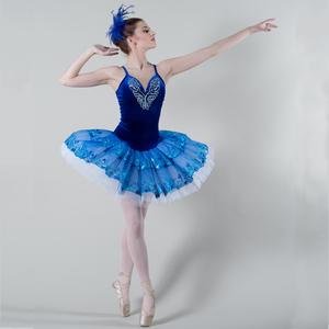 Blu Romantico <span class=keywords><strong>Tutu</strong></span> Adulto <span class=keywords><strong>Tutu</strong></span> 3 Strati <span class=keywords><strong>Tutu</strong></span> Vestito Da Ballo <span class=keywords><strong>Ballerina</strong></span> Costume - Product Image 4