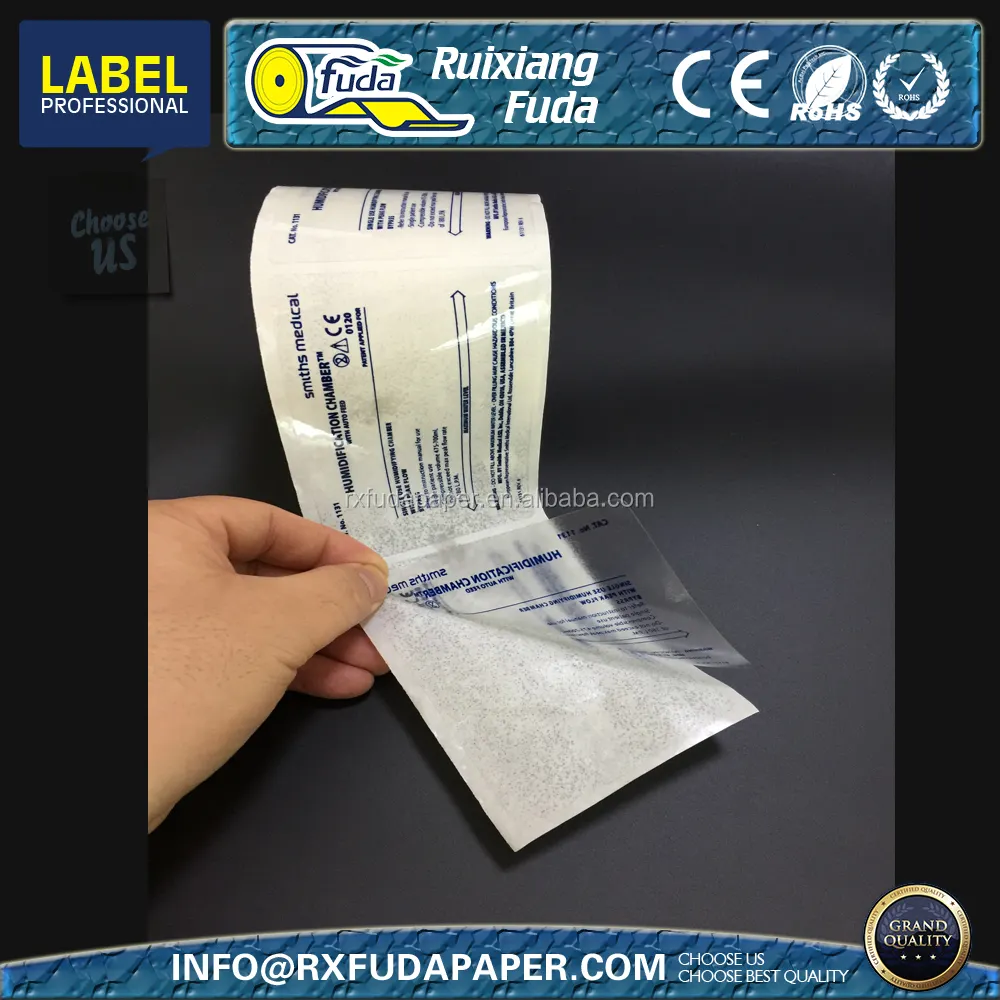 Transparent Customized self-adhesive Label with free design