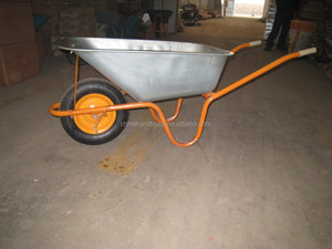 अमेरिकी कृषि ठोस इमारत व्हील बैरो जस्ती ट्रे पु पहिया - Product Image 2