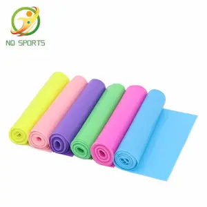 supplier customized label workout exercise fitness elastic band set theraband latex resistance bands roll for legs and butt