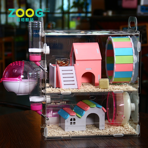 Luxe intéressant acrylique clair <span class=keywords><strong>hamster</strong></span> l'activité <span class=keywords><strong>cage</strong></span> - Product Image 5