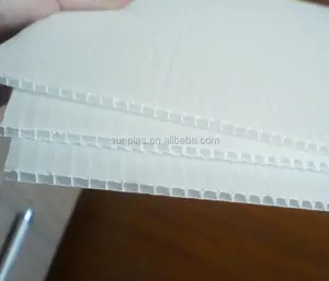 4x8 Plastic Sheets Supplier PP Correx / Corrugated Plastic Sheets 4x8 For Screen Printing UV Printing