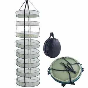 Hydroponic Indoor Hanging Herb Drying Net Rack