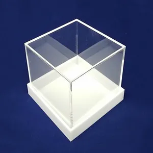 Transparent acrylic gift boxes for wedding flower handcrafts