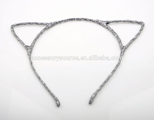 Cool Cat oreille Sexy léopard bandeau <span class=keywords><strong>serre</strong></span> - <span class=keywords><strong>tête</strong></span> noeud dans les cheveux Cuff cheveux Wrap spectacle du parti - Product Image 1