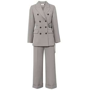 Costume formel pour femmes, personnalisé, costume avec <span class=keywords><strong>pantalon</strong></span>, smoking pour dames, <span class=keywords><strong>violet</strong></span>, vente en gros - Product Image 6