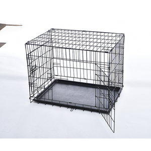 Cage pliable pour chien, de petite et grande taille, en acier inoxydable, résiste à l'eau, idéale comme porte-chiens, pour toutes les saisons, 100 - Product Image 3