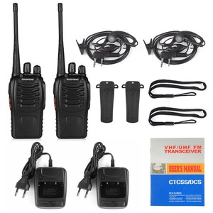 Rádio <span class=keywords><strong>walkie</strong></span> <span class=keywords><strong>talkie</strong></span> profissional woki toki baofeng, rádio de duas vias, bf-888s - Product Image 5