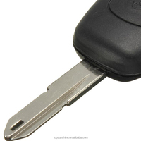 2bt Chip 433Mhz PCF7947 Clé de voiture Télécommande Fob Lame en métal Boîtier de clé pour Dacia Sandero Logan Clio III Duster Logan pour Renault