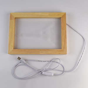 Hot bán New Arrival giáng sinh Acrylic 3D <span class=keywords><strong>LED</strong></span> ánh sáng khung ảnh Ánh sáng ban đêm cho Kid Acrylic ánh sáng - Product Image 5