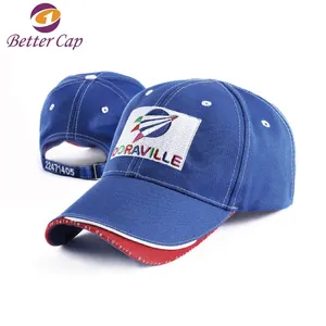 Better Cap 6 Panel Logo Design berretto da Baseball con ricamo cappello da papà con stampa personalizzata di alto livello - Product Image 1