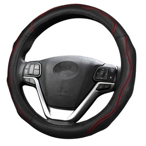 Venta caliente fábrica de tamaño Universal nueva moda anti-slip DIY de <span class=keywords><strong>coser</strong></span> a mano de <span class=keywords><strong>coche</strong></span> cubierta del <span class=keywords><strong>volante</strong></span> del <span class=keywords><strong>coche</strong></span> - Product Image 1