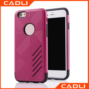 Forro Estuche iphone 6 iphone 6 plus Acabado De Lujo Plástico +goma resistente a caída - Product Image 1