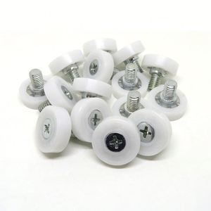 Plastic <strong>Pulley</strong> <strong>Wheels</strong> With Bearings Rubber Ball Bearing Drawer Rollers POM Sliding Folding Door - Product Image 2