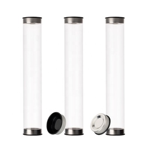 DONGGUAN fabrika toptan şeffaf şeffaf plastik <span class=keywords><strong>PC</strong></span> tüp paket İnce kalınlık su geçirmez şeker, çiçek, mektup - Product Image 3