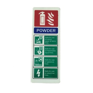 لوحة تعليمات أجهزة إطفاء الحرائق المضيئة في الظلام - Product Image 4