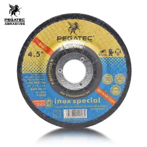 115x3x22.2mm T42 Pegatec brand cutting disc paint removing grinding wheel alibaba china supplier