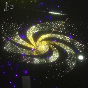 Installation facile Milkyway LED <span class=keywords><strong>Fibre</strong></span> <span class=keywords><strong>Optique</strong></span> Lumière Pleine Gamme de Couleurs Changeantes Certifiée CE Télécommande Synchronisation pour <span class=keywords><strong>Plafond</strong></span> de Panneau Acoustique - Product Image 4
