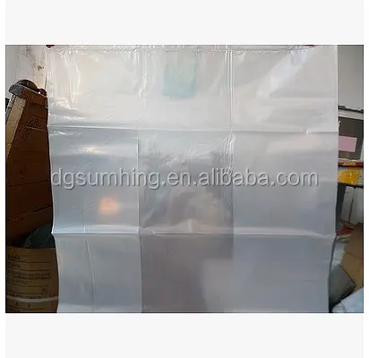 Di grandi dimensioni chiaro sacchetto di plastica in PE con di alta qualità su misura per sacchetti di imballaggio di plastica