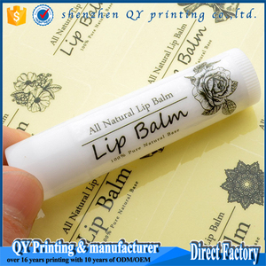 Transparente de encargo Blam del labio etiqueta, marca de cosméticos, die personalizado pegatinas etiquetas - Product Image 6