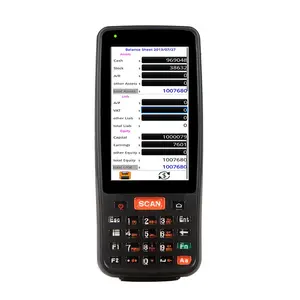 4 pollici Mobile Android 4G Palmare Terminale Intelligente QR Code Scanner, NFC/RFID Robusto PDA Scanner di Codici A Barre