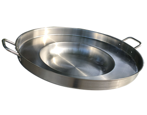 De acero inoxidable plancha fuerte Pan cóncavo en forma de 22 pulgadas-elegir tamaño <span class=keywords><strong>16</strong></span> "a 23"- para Freier Comol Bola - Product Image 1