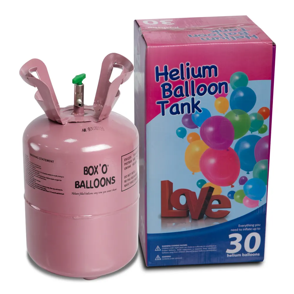 15LBS 30 globos tanque de gas de helio 7.1L globo desechable cilindro de gas de helio