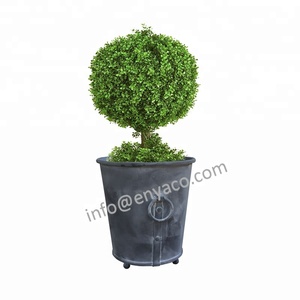 Pots de fleurs et jardinières Vintage en Zinc, forme ronde et carrée, Support de printemps en fer classique pour porche et <span class=keywords><strong>jardin</strong></span> - Product Image 5