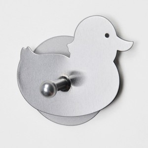 Finition en acier inoxydable en forme de dauphin avec cintre en aluminium pour bébé - Product Image 4