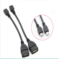Cable de carga múltiple USB micro OTG suministrado por la fábrica, cable USB al por mayor de fábrica, cable USB a precio económico