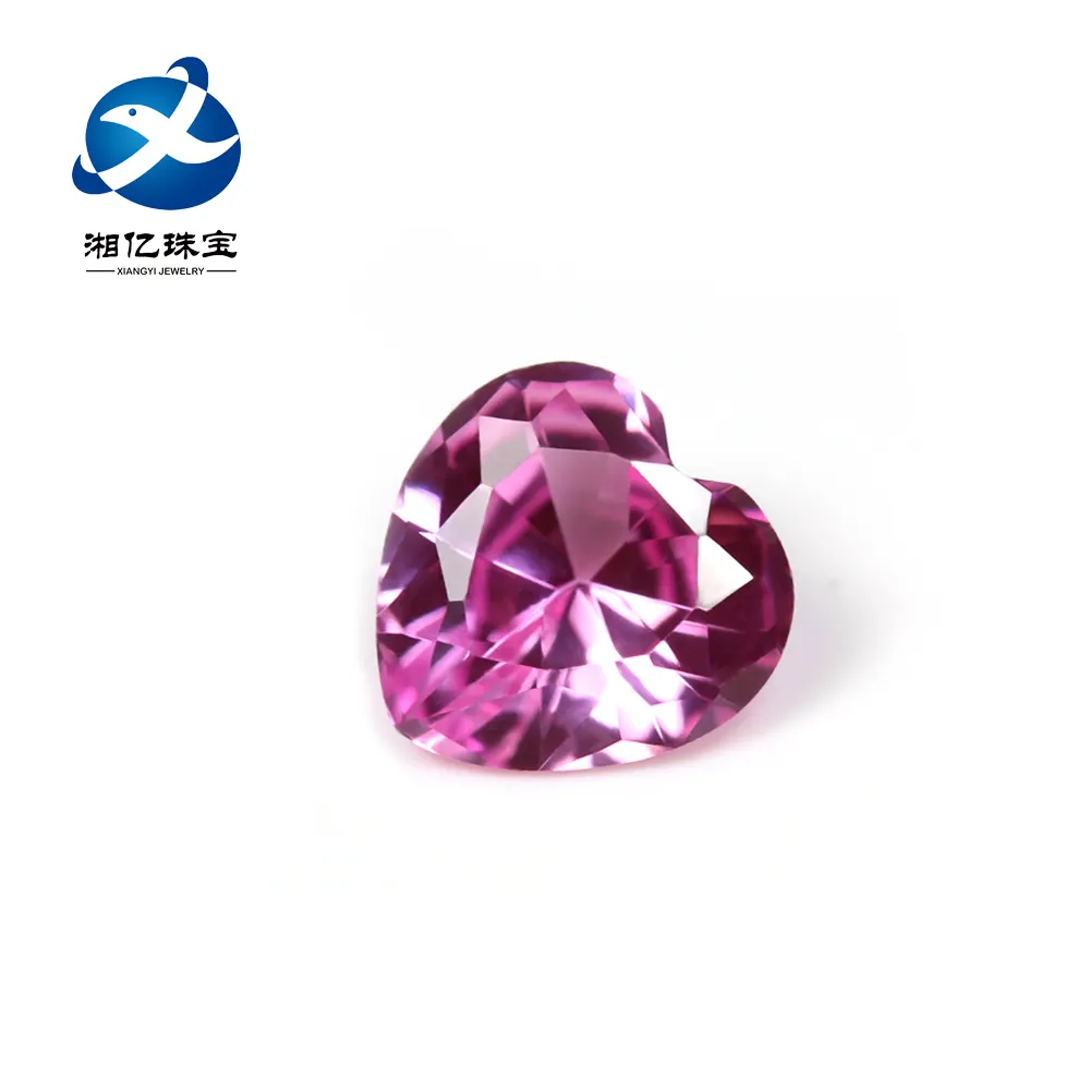 wholesale smooth stone wuzhou gems industrial ruby heart shaped gems