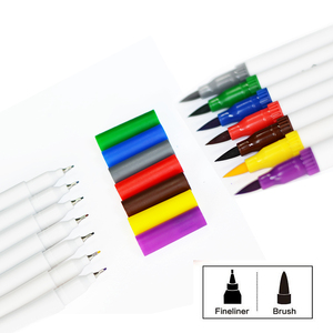 36 Set di penne a doppio pennello per acquerelli per colorare il disegno - Product Image 3