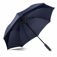Parapluie de golf grand format résistant au vent, idéal pour les cadeaux promotionnels d'entreprise