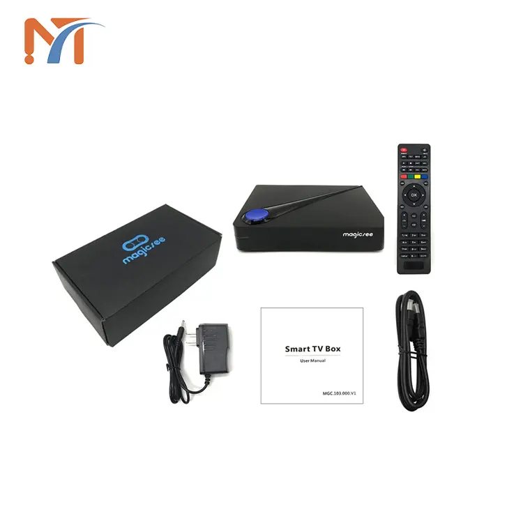 Magicsee C300 pro DVB-S2 DVB-T2 DVB-C 안드로이드 7.1 STB 3 기가바이트 32 GB Amlogic S912 Octa Core 4 K Combo 캠 NEWCAM