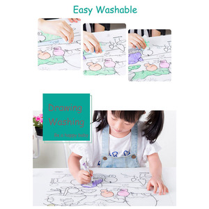 Silikon Tischset Kinder wasch bar Silikon Zeichnung Tischset - Product Image 4