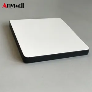 Amywell superficie mate 2-25mm color blanco sólido resistente a productos químicos mesa de laboratorio