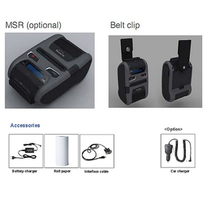Woosim Máy In Nhiệt Mini Không Dây Máy In Hóa Đơn Di Động Máy In Nhiệt 58Mm Điện Thoại Di Động BT Kết Nối Máy In Bỏ Túi Các Nhà Sản Xuất Hóa Đơn - Product Image 3