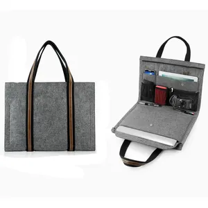 New Design Laptop Messenger Bag Free Sample Waterproof Felt Laptop Bag