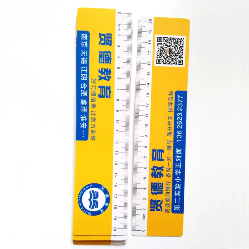 Hight quality 30 cm ruler actual size printing clean 15cm plastic scale ruler security measuring ruler