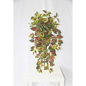 Cesta colgante de geranio Artificial casi Natural, planta decorativa de follaje de seda - Product Image 4