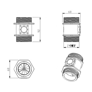 Sensore di Flusso d'Acqua DN50 da 2 Pollici, Flussometro Industriale e Agricolo ad Alta Portata 10-300L/min - Product Image 6