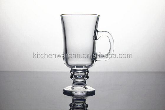 Haonai High Quality Machine Made 8oz Irish Coffee Glass Mug