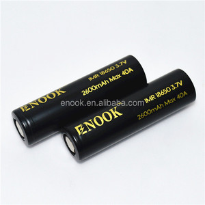Enook 18650 2600 мАч 40A <span class=keywords><strong>3</strong></span>.7 В аккумуляторная батарея li-mn литий-ионный аккумулятор для вдыхание пара mod - Product Image 3