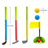 बच्चों गोल्फ सेट खिलौने इनडोर खेल खेल खेल क्लबों नरम बर प्लास्टिक सुरक्षित बच्चे को उपहार बच्चों के लिए ईवा गोल्फ गेंदों NBR फोम प्यारा